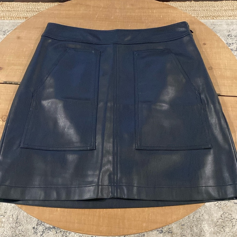 Loft Faux Leather Skirt